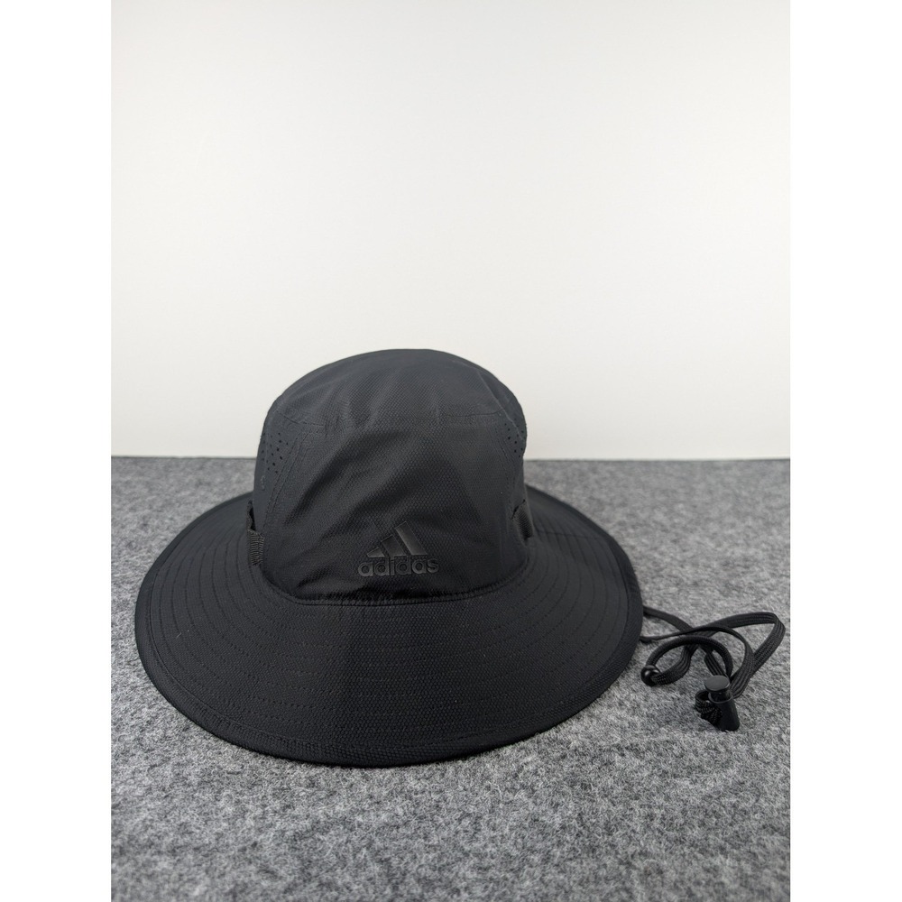 Adidas AEROREADY Boonie Bucket Hat Mens OS Black Sun Hiking Fishing Cap
